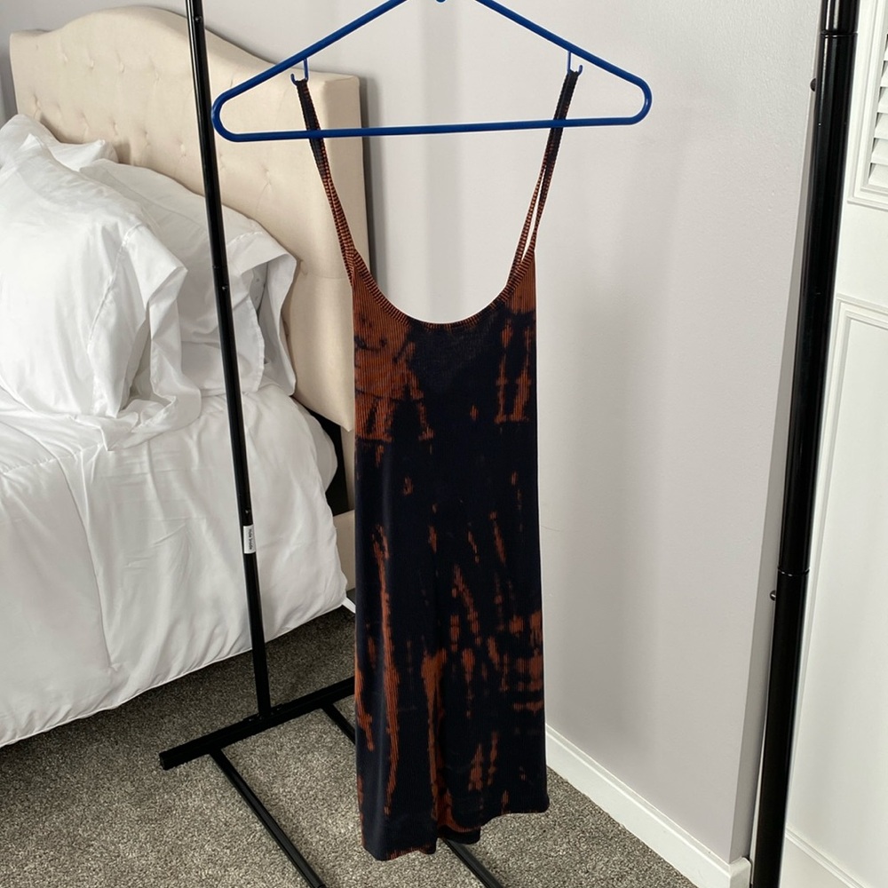 Ribbed mini dress